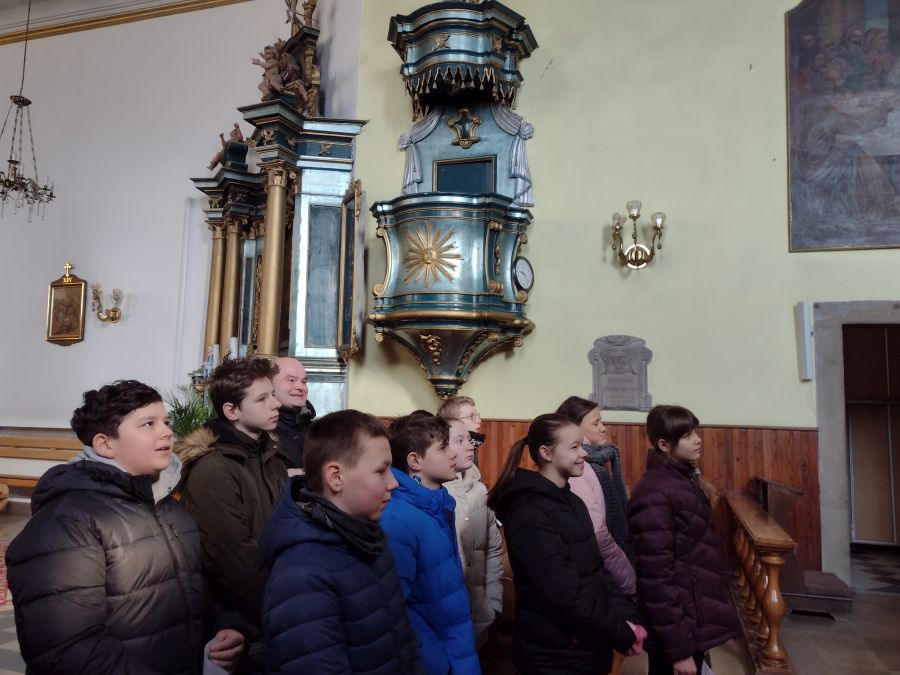 Barokowy wystrój kościoła w Zagórzanach - warsztaty historyczno - kulturowe