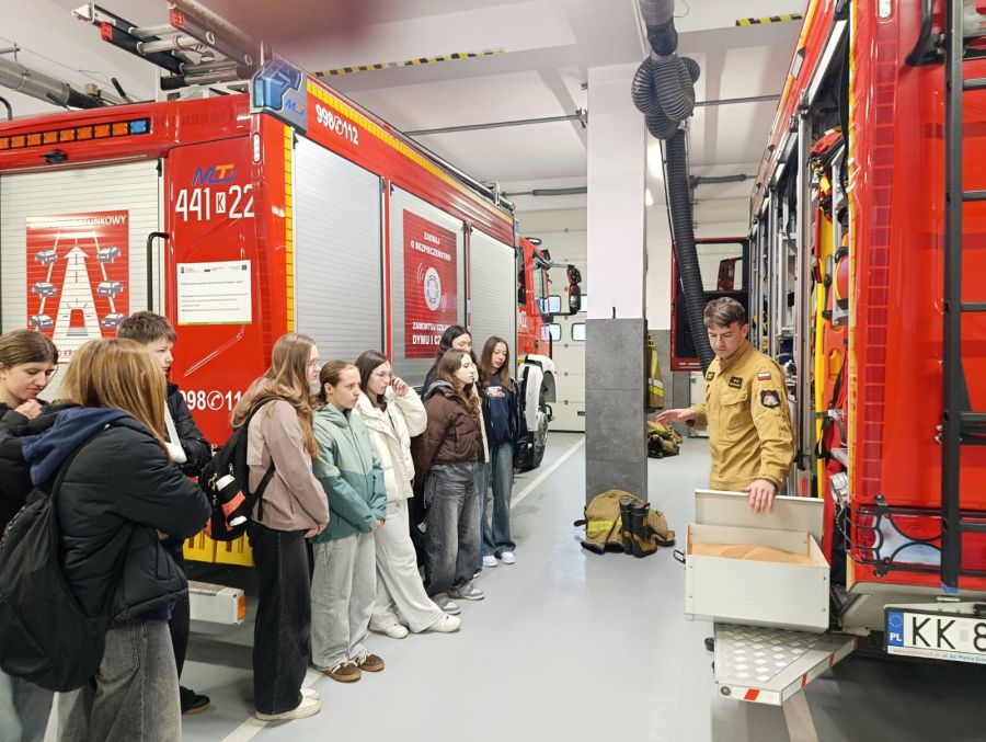Z wizytą w Komendzie Powiatowej Policji oraz Komendzie Powiatowej Państwowej Straży Pożarnej w Gorlicach
