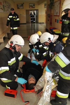 Próbna ewakuacja szkoły