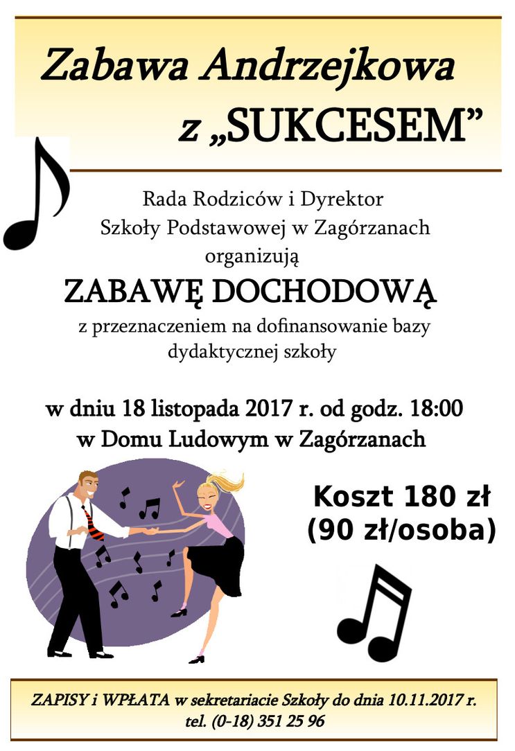 Zabawa Andrzejkowa z "Sukcesem"